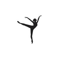 vettore di logo di balletto