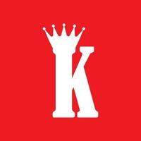 lettera k. logo vettore