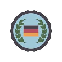 emblema della germania dell'oktoberfest vettore