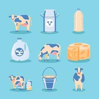 prodotti lattiero-caseari e industria vettore