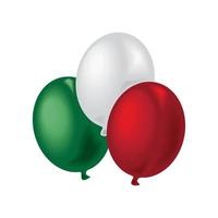 festa di decorazione di palloncini vettore