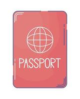 passaporto viaggio e viaggio vettore
