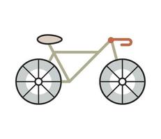 icona del trasporto bici vettore