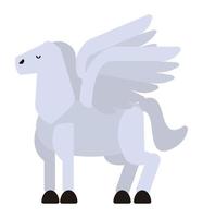 Pegasus personaggio fantastico della creatura vettore
