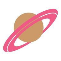 Saturno pianeta spazio esterno vettore