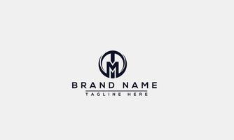 tm logo design template elemento di branding grafico vettoriale. vettore