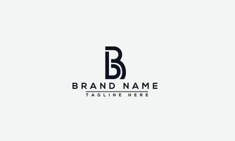 lettera di design del logo bb . elegante moderno. modello vettoriale. vettore