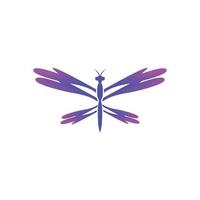 vettore logo libellula