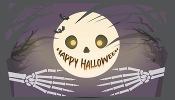 felice halloween carino illustrazione design vettore