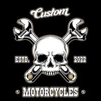 logo dell'illustrazione delle azione di vettore del club motociclistico
