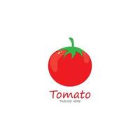 modello di progettazione logo pomodoro. vettore