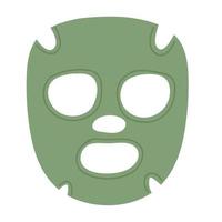foglio di maschera per la cura della pelle vettore