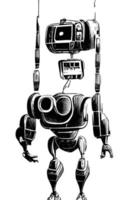 risorse per concept art robot collezione fantascienza vol. 1 vettore