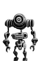 robot concept art asset collezione di fantascienza vol. 1 vettore