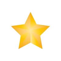 valutazione del prodotto del cliente a cinque stelle. icona piatta per app e siti Web. vettore