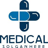 illustrazione vettoriale del logo della salute medica