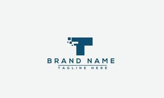 t logo design template elemento di branding grafico vettoriale. vettore