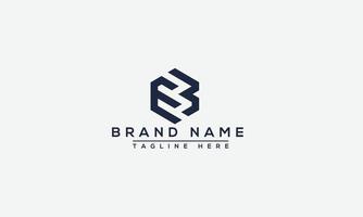 logo design lettera eb . elegante moderno. modello vettoriale. vettore