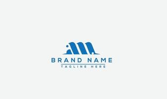 ma logo design template elemento di branding grafico vettoriale. vettore