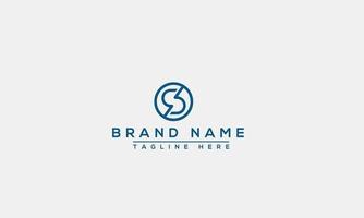 logo design lettera ss. elegante moderno. modello vettoriale. vettore