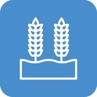 illustrazione del disegno dell'icona del vettore del grano di grano