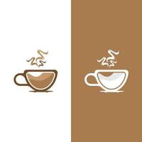 modello di logo della tazza di caffè vettore