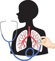 polmoni icona umana vettore