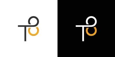 moderno e unico lettera t8 iniziali logo design 02 vettore