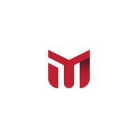 disegno del logo m. m logo icona disegno vettoriale modello vettoriale gratuito.