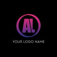 cerchio iniziale al lettera logo icona design modello vettoriale gratuito
