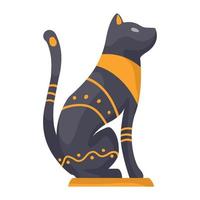cultura egizia gatto sacro vettore