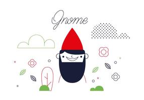 Gnome gratuito vettore