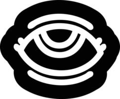 icona del simbolo dell'occhio vettore