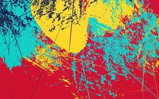 vernice rossa spruzzata di struttura astratta del grunge vettore