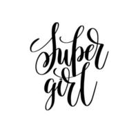 super girl.può essere utilizzato per la stampa di t-shirt, stampa di tazze, cuscini, design di stampa di moda, abbigliamento per bambini, baby shower, auguri e cartoline. disegno della maglietta vettore