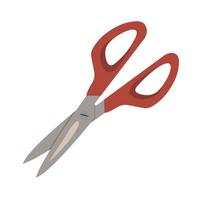 le forbici vengono solitamente utilizzate per tagliare materiali sottili, come carta, cartone, lamina metallica, tessuti, corde, cavi illustrazioni vettoriali