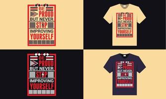 miglior design di t-shirt tipografiche per palestra e motivazione fitness. vettore