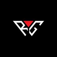 rg lettera logo design creativo con grafica vettoriale, rg logo semplice e moderno. vettore
