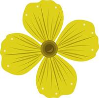 illustrazione vettoriale di fiori di sundrop per la progettazione grafica e l'elemento decorativo