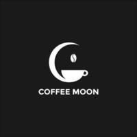 logo del caffè. icona moderna simbolo monocromatico mono-linea minimalismo logo vettoriale per caffetteria.