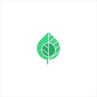 foglia verde astratta e foglie logo icona disegno vettoriale. illustrazione del logo vettoriale di progettazione del paesaggio, giardino, pianta, natura, salute ed ecologia.