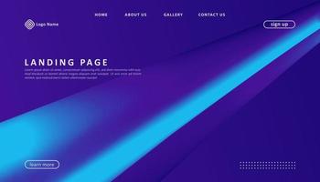 sfondo astratto moderno colorato pagina di destinazione fluido vettore