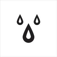 disegno vettoriale del logo dell'icona della goccia d'acqua