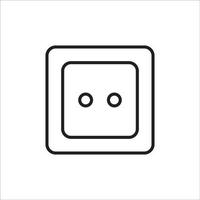presa elettrica icona logo disegno vettoriale