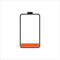 disegno vettoriale del logo dell'icona della batteria del telefono cellulare