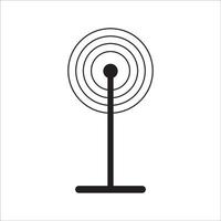 disegno vettoriale del logo dell'icona dell'antenna wifi