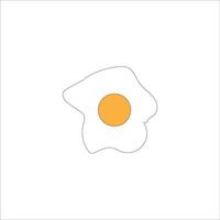 uovo icona logo disegno vettoriale