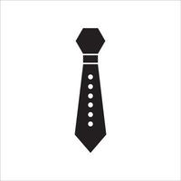 cravatta icona logo disegno vettoriale
