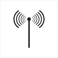 disegno vettoriale del logo dell'icona dell'antenna wifi