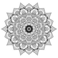 disegno di sfondo astratto mandala ornamentale. vettore